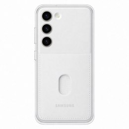 Etui pokrowiec z wymiennymi pleckami Samsung Galaxy S23 Frame Cover białe