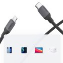 Kabel do szybkiego ładowania iPhone USB-C - Lightning PD 20W 1m czarny