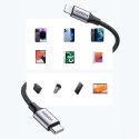 Kabel przewód do iPhone Lightning - USB-C 2.0 MFi 2m szary