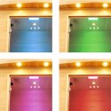 Sauna dwuosobowa infrared 5 promienników pełne spektrum 15-65 C 2100 W