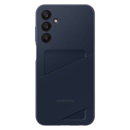 Oryginalne etui do Samsung Galaxy A15 / A15 5G z kieszenią na karty czarno-niebieskie