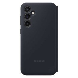 Oryginalne etui pokrowiec do Samsung Galaxy S23 FE kieszeń na kartę Smart View Wallet czarne