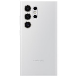Oryginalne etui pokrowiec do Samsung Galaxy S24 Ultra kieszeń na kartę Smart View Wallet białe