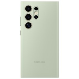 Oryginalne etui pokrowiec do Samsung Galaxy S24 Ultra kieszeń na kartę Smart View Wallet jasnozielone