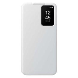 Oryginalne etui pokrowiec do Samsung Galaxy S24+ kieszeń na kartę Smart View Wallet białe