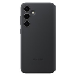 Oryginalne etui pokrowiec do Samsung Galaxy S24 kieszeń na kartę Smart View Wallet czarne