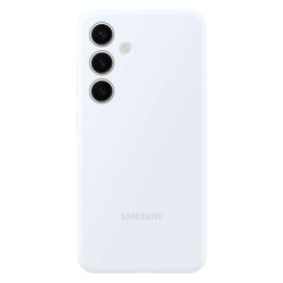 Oryginalne etui silikonowe pokrowiec do Samsung Galaxy S24 Silicone Case białe