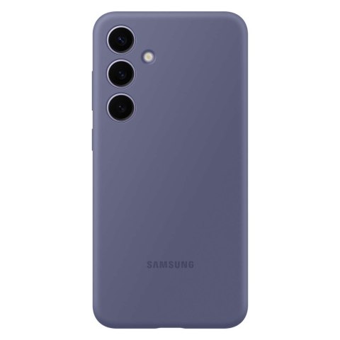 Oryginalne etui silikonowe pokrowiec do Samsung Galaxy S24+ Silicone Case fioletowe