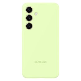 Oryginalne etui silikonowe pokrowiec do Samsung Galaxy S24 Silicone Case jasnozielone