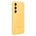 Oryginalne etui silikonowe pokrowiec do Samsung Galaxy S24+ Silicone Case żółte