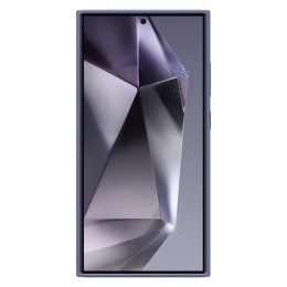 Oryginalne etui silikonowe pokrowiec do Samsung Galaxy S24 Ultra Silicone Case fioletowe