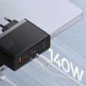 Ładowarka sieciowa PRO 160W GaN GaN5 2x USB-C / USB-A + kabel USB-C czarny