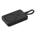 Mini Powerbank MagSafe 10000mAh 30W z kablem USB-C 0.3m czarny