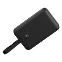 Mini Powerbank MagSafe 10000mAh 30W z kablem USB-C 0.3m czarny