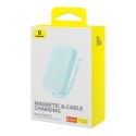 Mini Powerbank MagSafe 10000mAh 30W z kablem USB-C 0.3m niebieski
