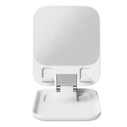 Składany stojak podstawka na tablet telefon Seashell Series biały