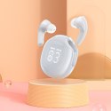 Słuchawki bezprzewodowe T9 Bluetooth 5.3 douszne USB-C białe