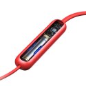 Sportowe słuchawki bezprzewodowe Bluetooth 5.3 typu NeckBand czerwone