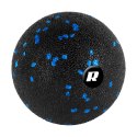 Zestaw wałek do masażu, mini roller, 2 piłki, 2 duoball-e , 6 elementów, kolor czarno-niebieski, materiał EPP, REBEL ACTIVE